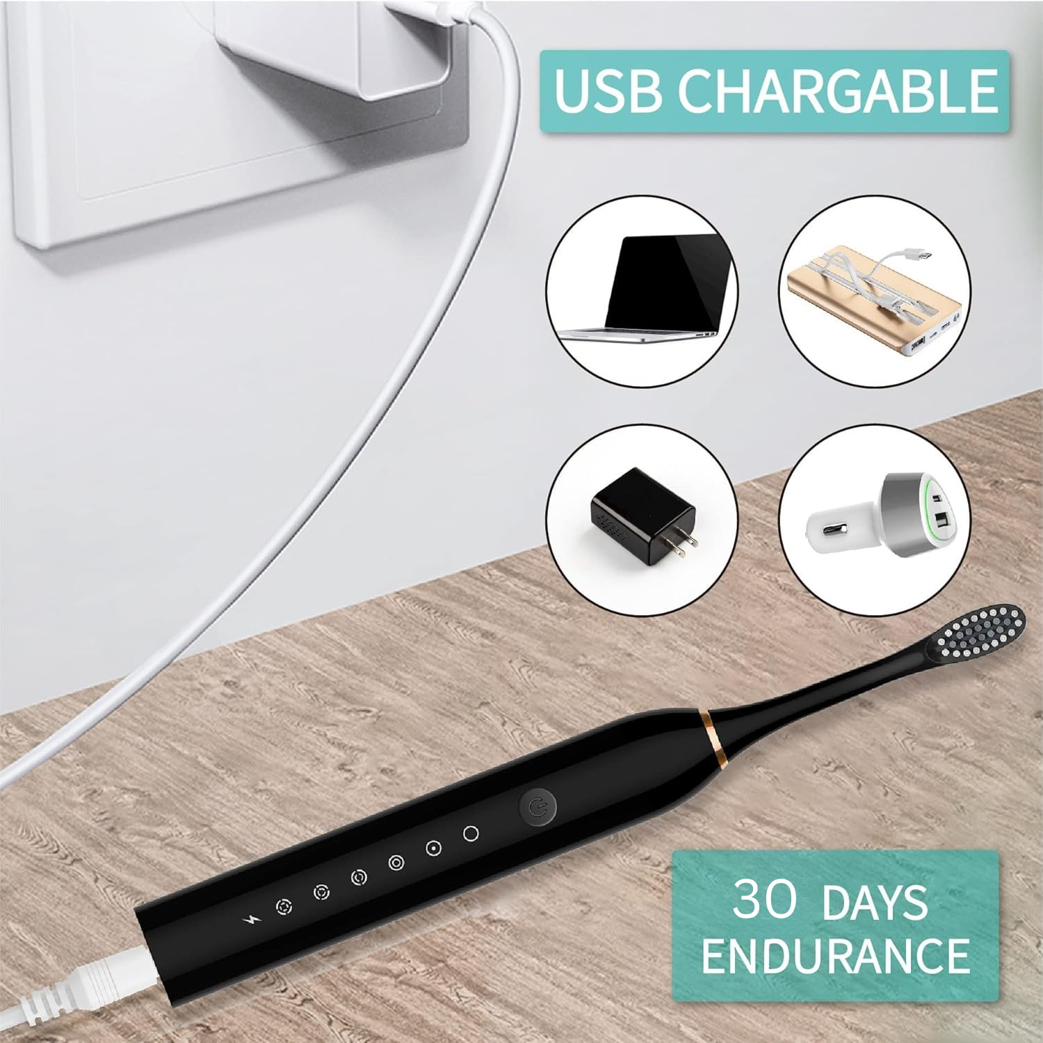 Sonic Electric Toothbrushes, USB Rechargeable Ultrasonic Tooth Brush Sonic Electric Toothbrushes, USB Rechargeable Ultrasonic Tooth Brush